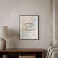 Imam Al-Ghazali quote wall art: "Knowledge without action is vanity"
