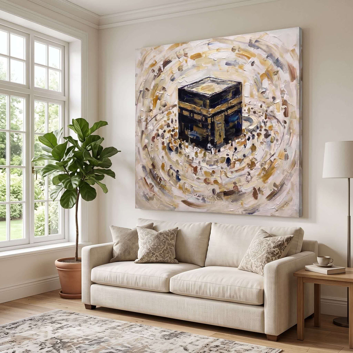 Kaaba Islamic canvas wall art — alternate a view