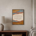 Islamic Quote wall art: "Sell your worldly life for your afterlife, and gain both"