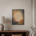 Hasan Al-Basri quote wall art: "The world is three days: yesterday, tomorrow, and today"