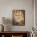 Hasan Al-Basri quote wall art: "The world is three days: yesterday, tomorrow, and today", 15×20 in size