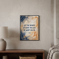 Rumi quote wall art: "Let the beauty of what you love be what you do", 15×20 in size