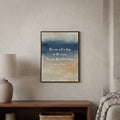 Inspirational Quote wall art: "You are not a drop in the ocean, you are the entire ocean", 15×20 in size